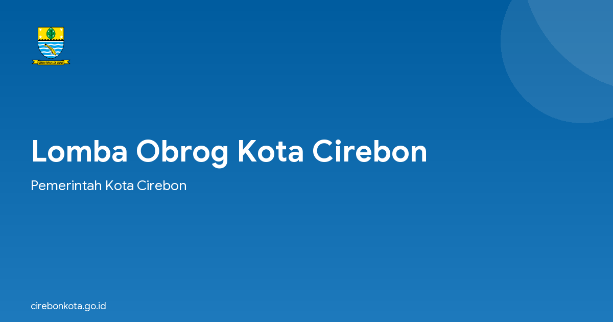 Lomba Obrog Kota Cirebon