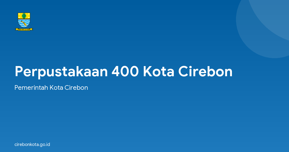 Perpustakaan 400 Kota Cirebon