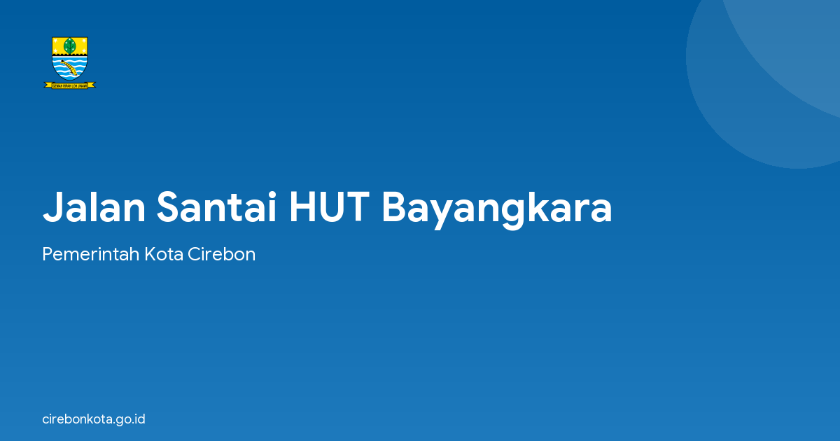 Jalan Santai HUT Bayangkara