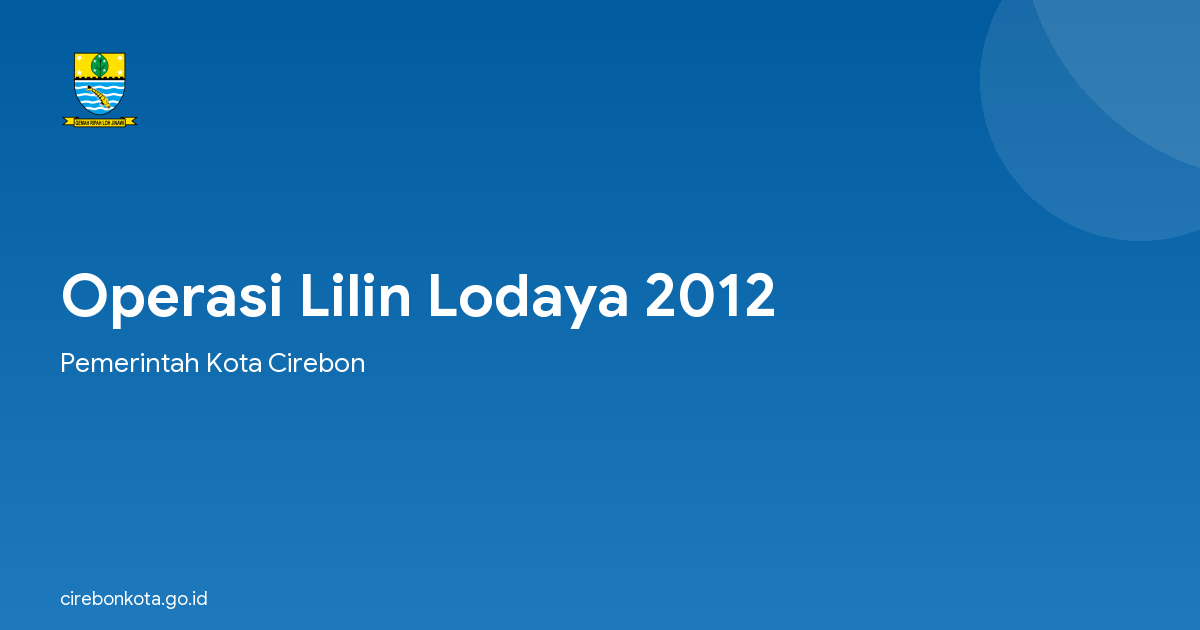 Operasi Lilin Lodaya 2012
