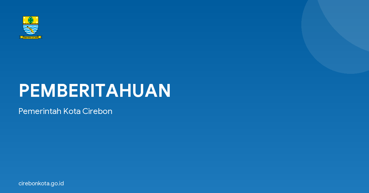 PEMBERITAHUAN