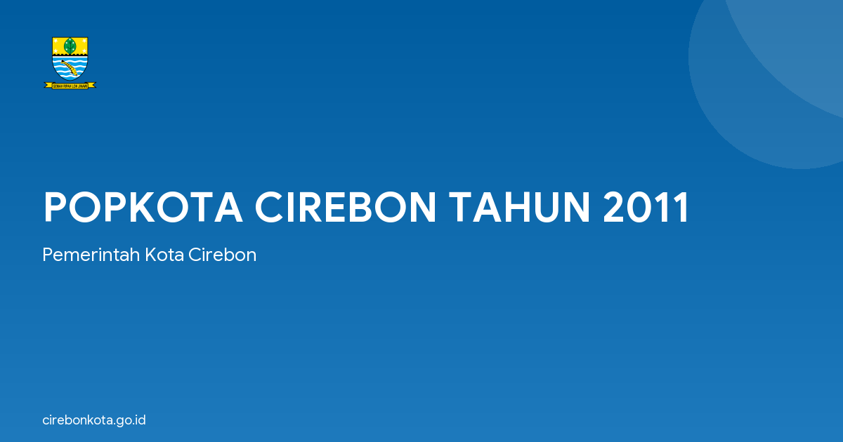 POPKOTA CIREBON TAHUN 2011