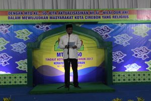 WALI KOTA CIREBON RESMI MEMBUKA LOMBA MTQ TINGKAT KOTA CIREBON KE-50