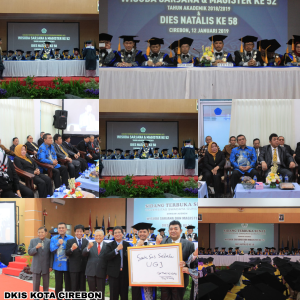 Hadiri Wisuda Unswagati, Walikota Ungkap IPM Kota Cirebon Tertinggi di Ciayumajakuning