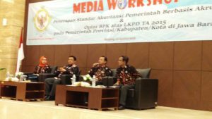 Media Workshop BPK RI Perwakilan Jawa Barat : Penerapan SAP Berbasis Akrual