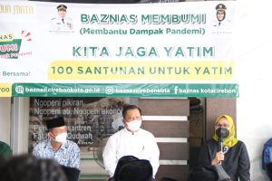 Salurkan Bantuan untuk Anak Yatim, Wakil Wali Kota: Jangan Ragu ke Baznas