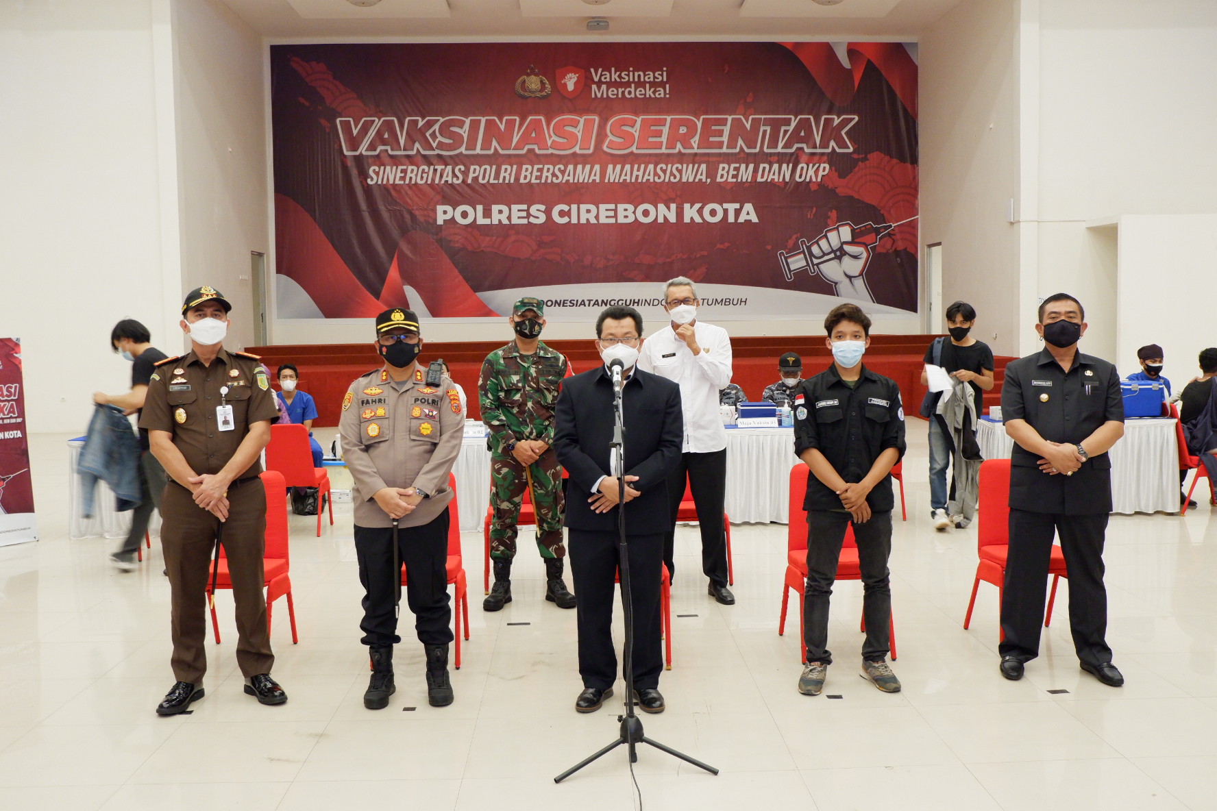 Capaian Vaksinasi Covid-19 di Kota Cirebon 69 Persen