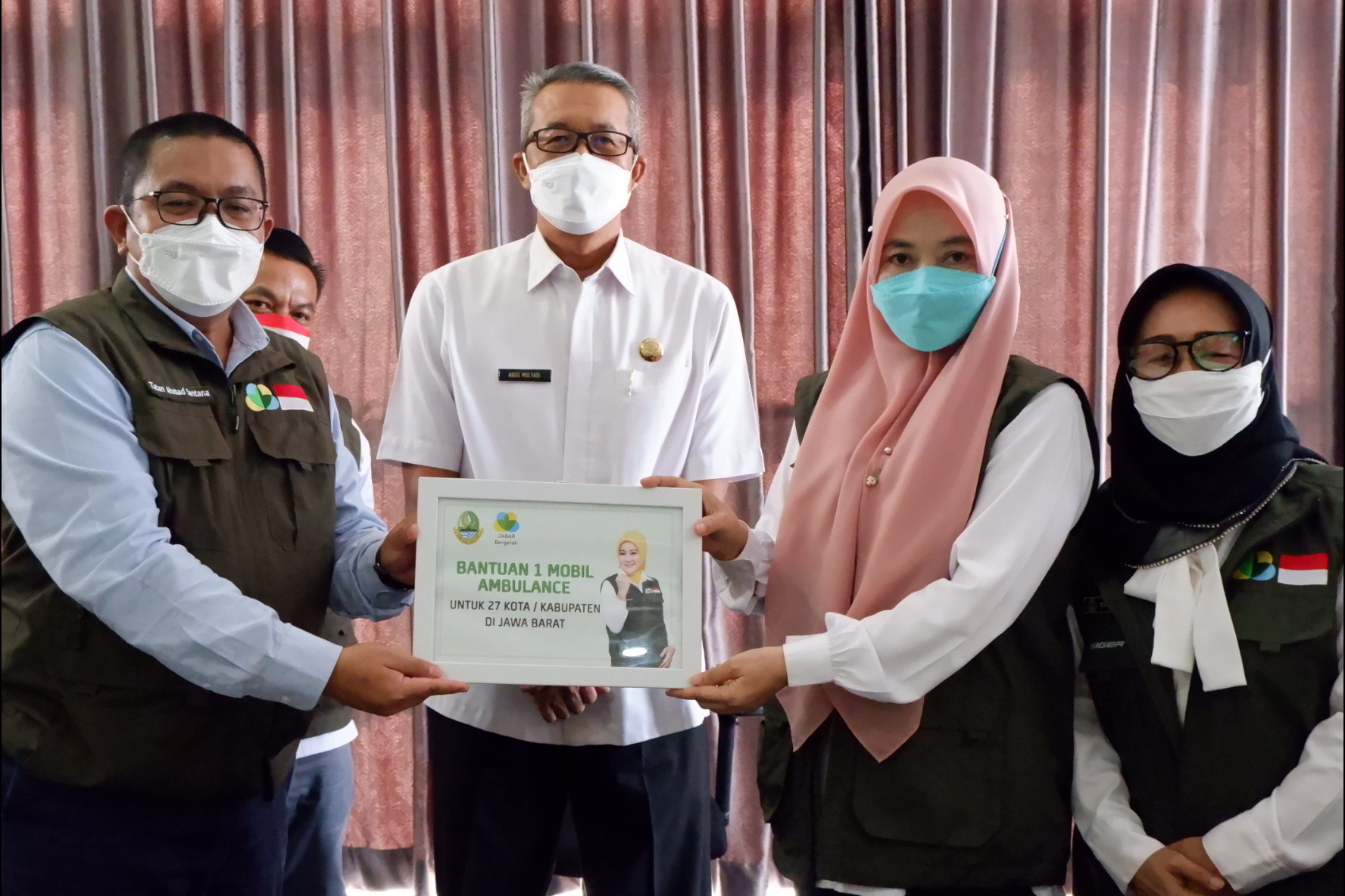 Sekda: Apresiasi Tinggi untuk Bantuan Ambulans dari Jabar Bergerak