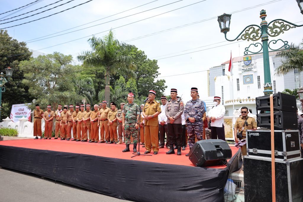 Kirab Merah Putih dan Silaturahmi Kebangsaan di Kota Cirebon, Refleksi Cinta NKRI