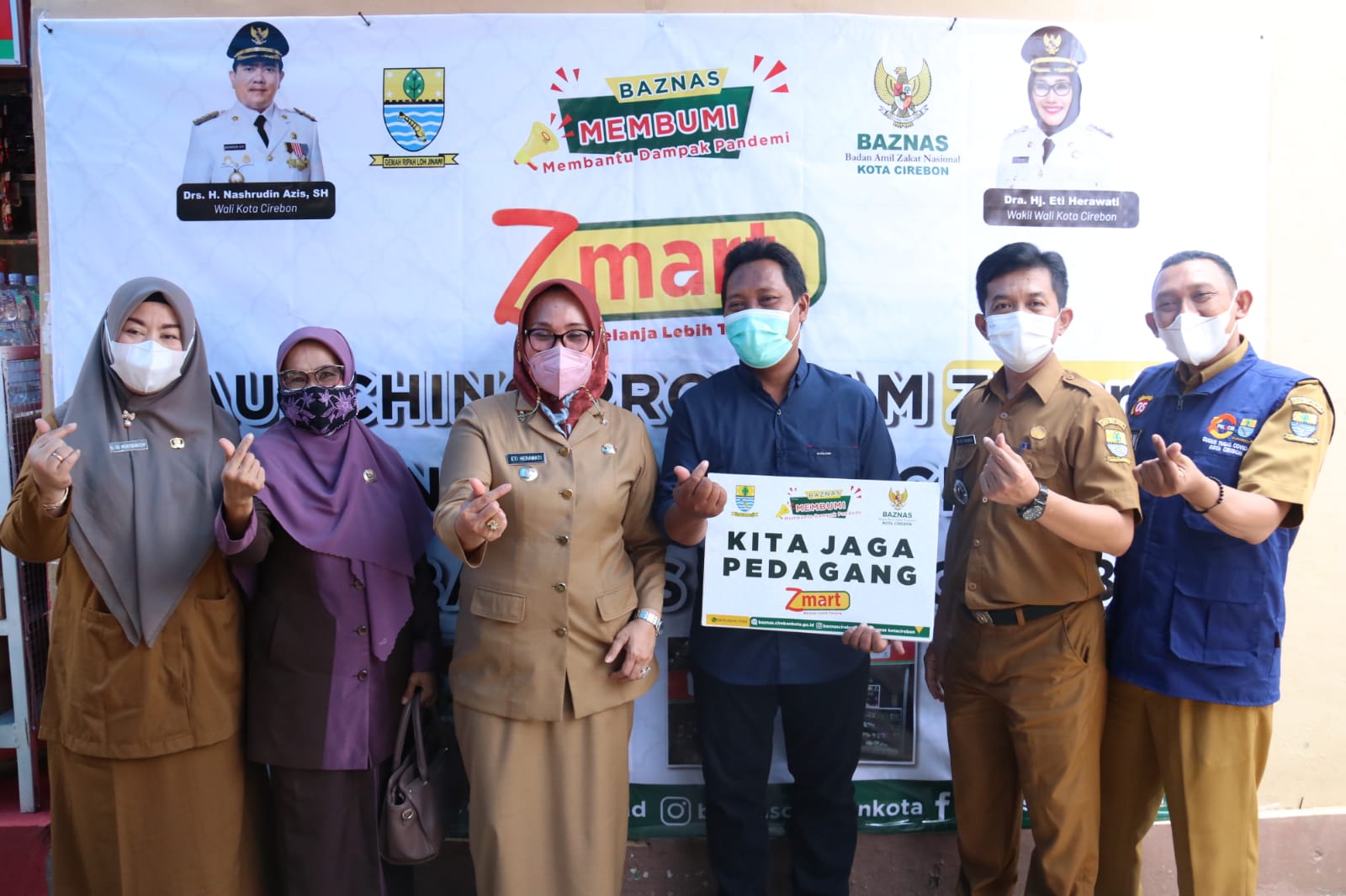 Launching Zmart, Pemda Kota Cirebon Berikan Bantuan Melalui Baznas