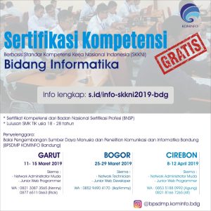 SERTIFIKASI BIDANG INFORMATIKA
