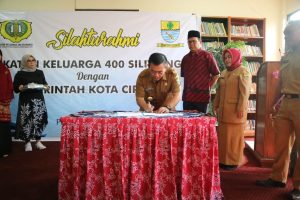 Silaturahmi dengan Keluarga 400, Wali Kota Dukung Peningkatan Minat Baca Masyarakat
