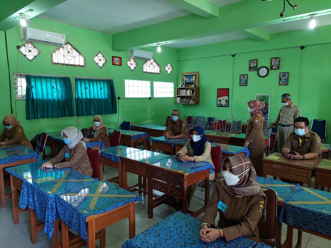 Pastikan Aman, Simulasi Pertemuan Tatap Muka Digelar di Kota Cirebon