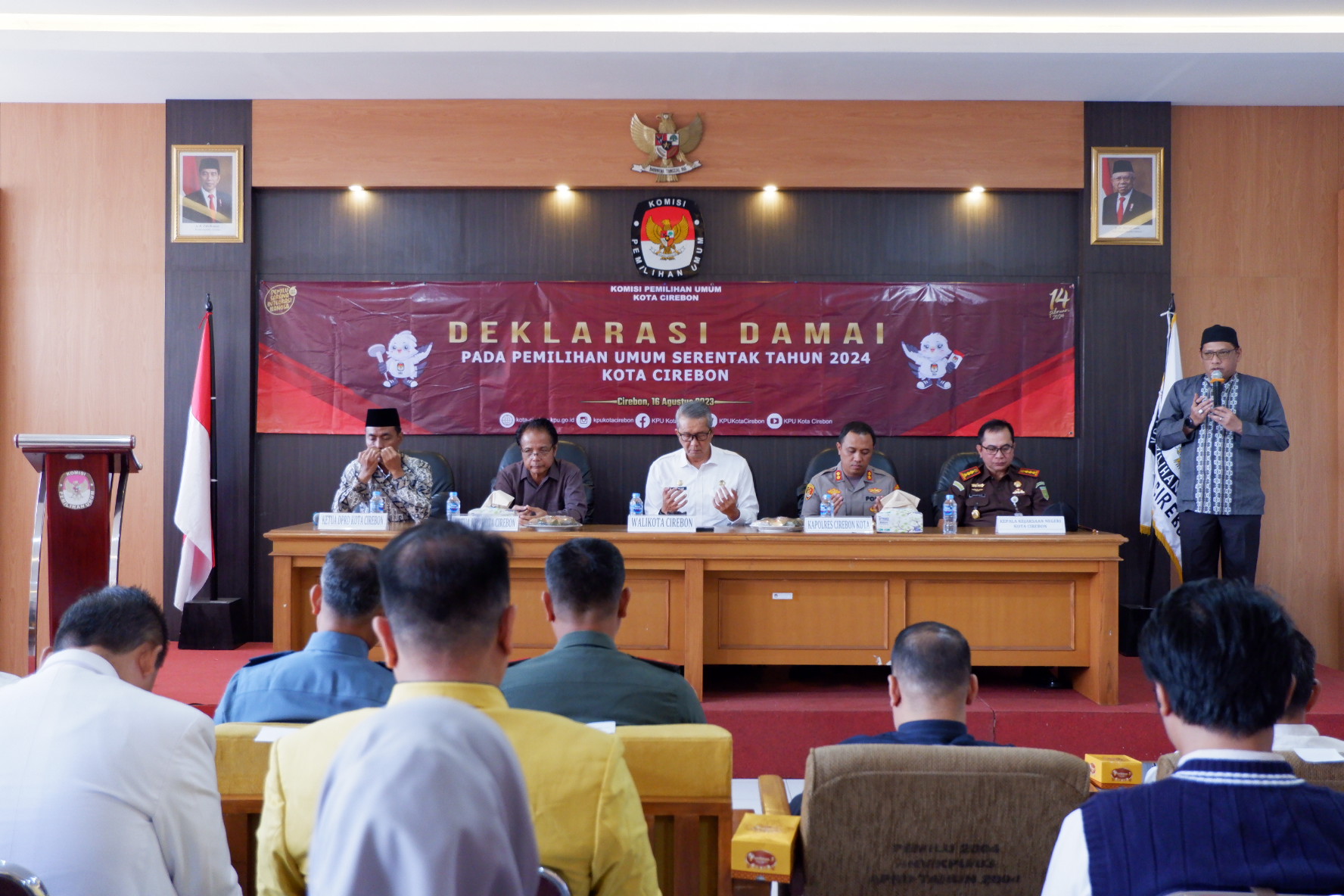 Pemda Kota Cirebon Dukung Penuh Pemilu Damai