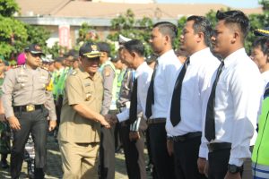 H-6 LEBARAN POLRES CIKO GELAR APEL PASUKAN PENGAMANAN