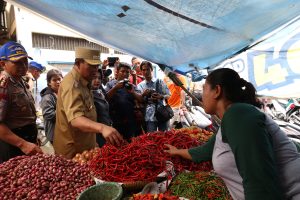 JELANG NATAL DAN TAHUN BARU 2018 FORKOPIMDA GELAR SIDAK PANGAN