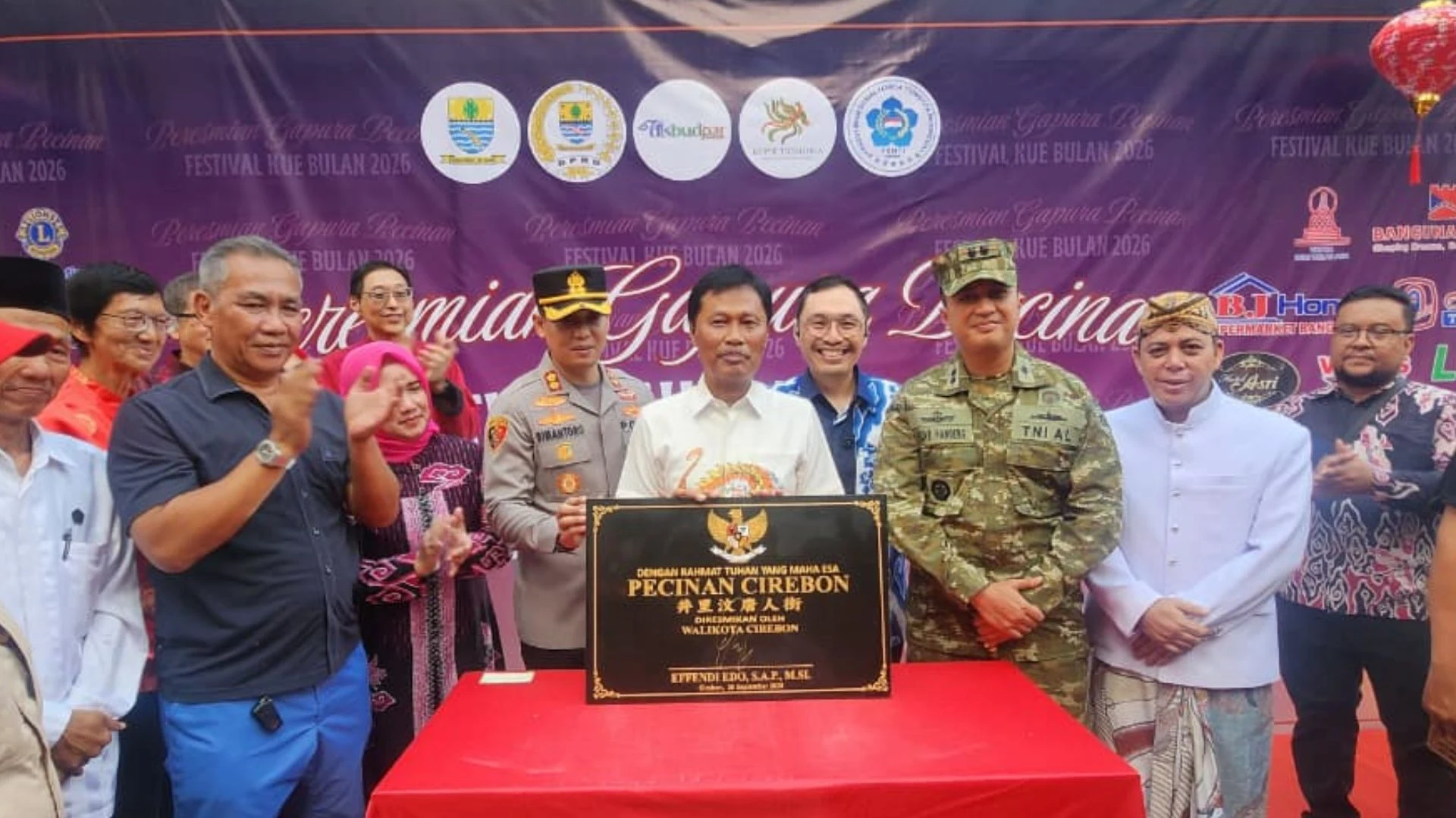 Gapura Pecinan Diresmikan, Pemkot Cirebon Dorong Jadi Daya Tarik Wisata