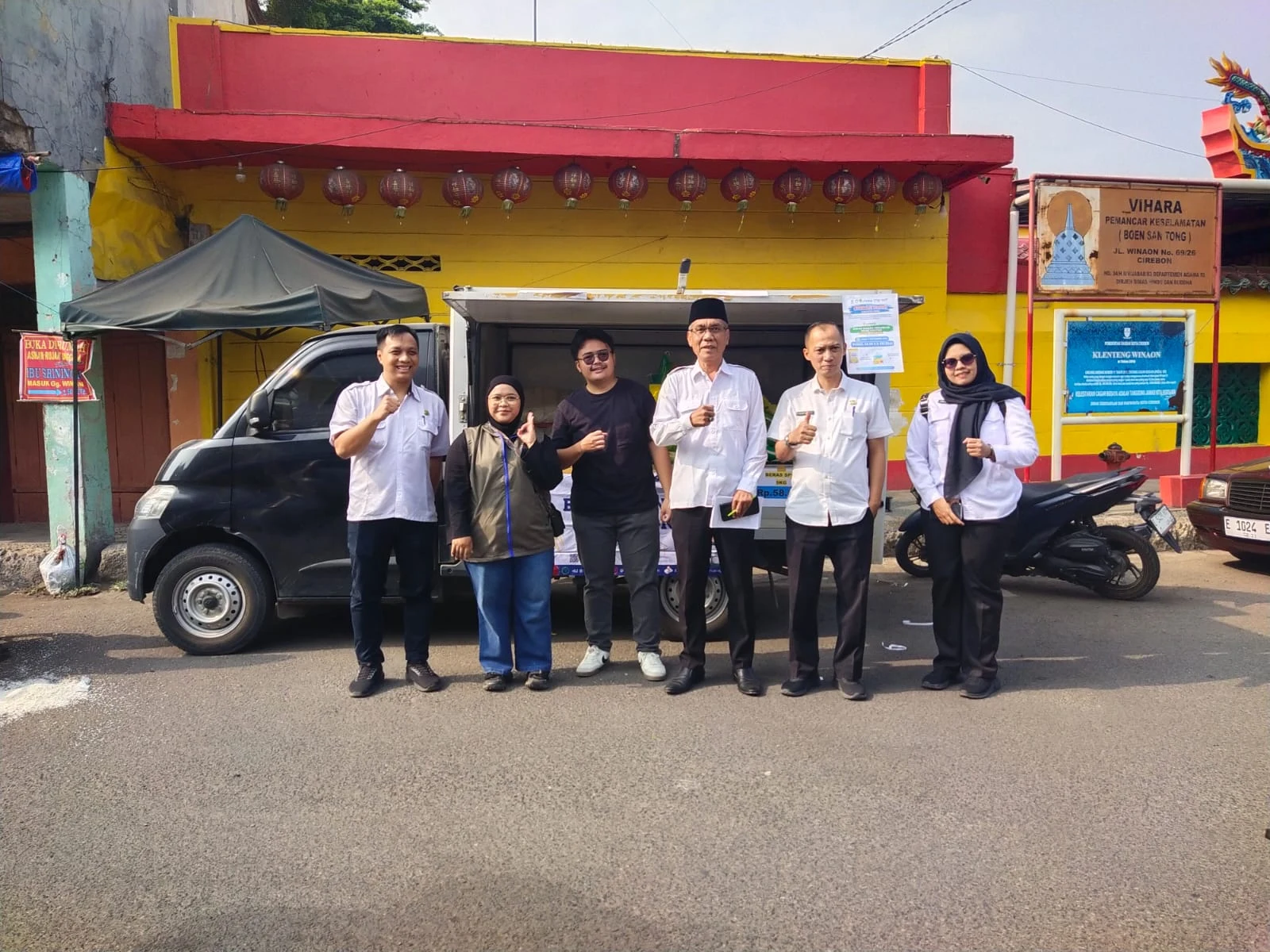 DKUKMPP Bersama Bulog dan Perumda Pasar Gelar Operasi Pasar Murah Beras di Pasar Kanoman