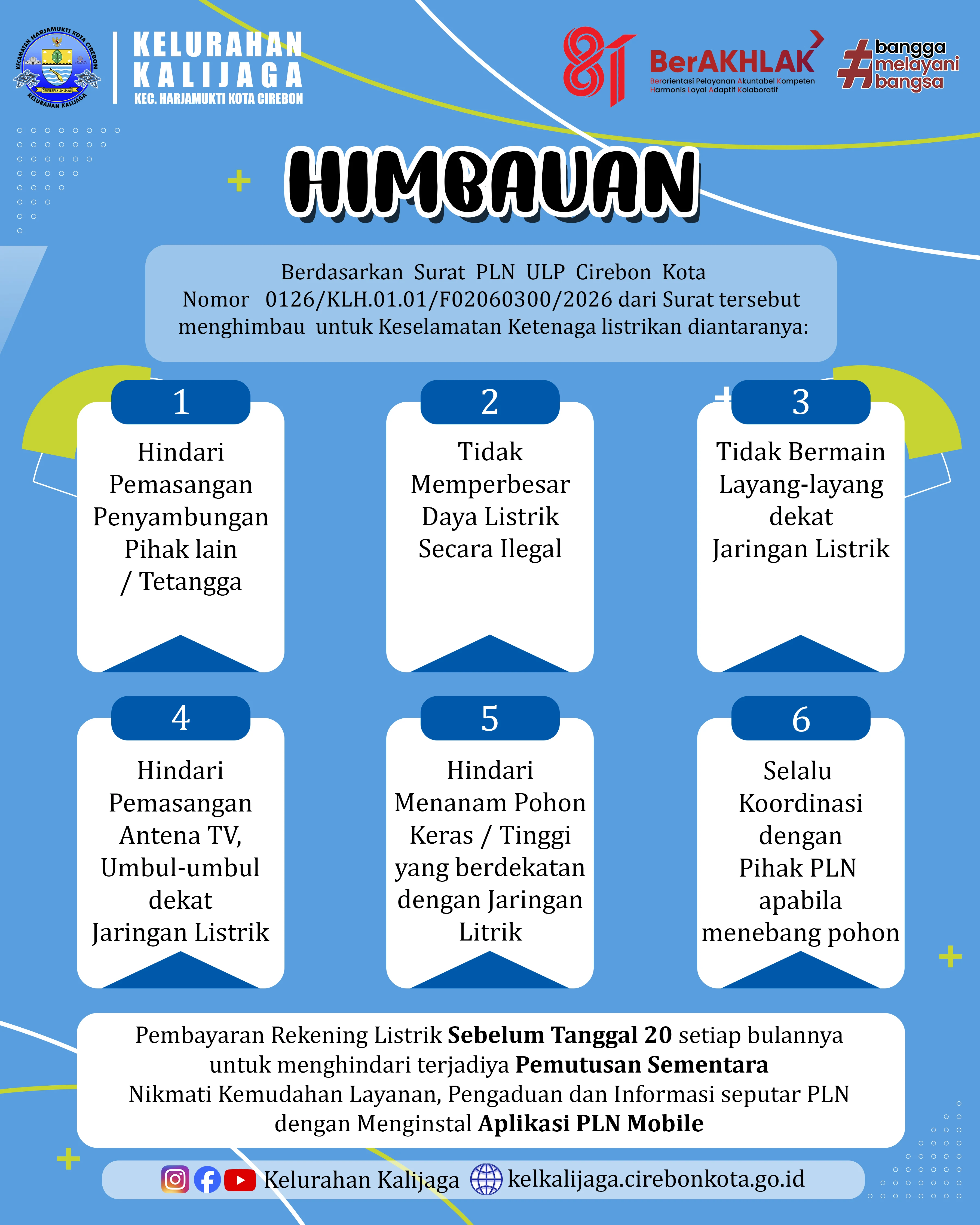 HIMBAUAN! Untuk Seluruh Warga Kelurahan Kalijaga