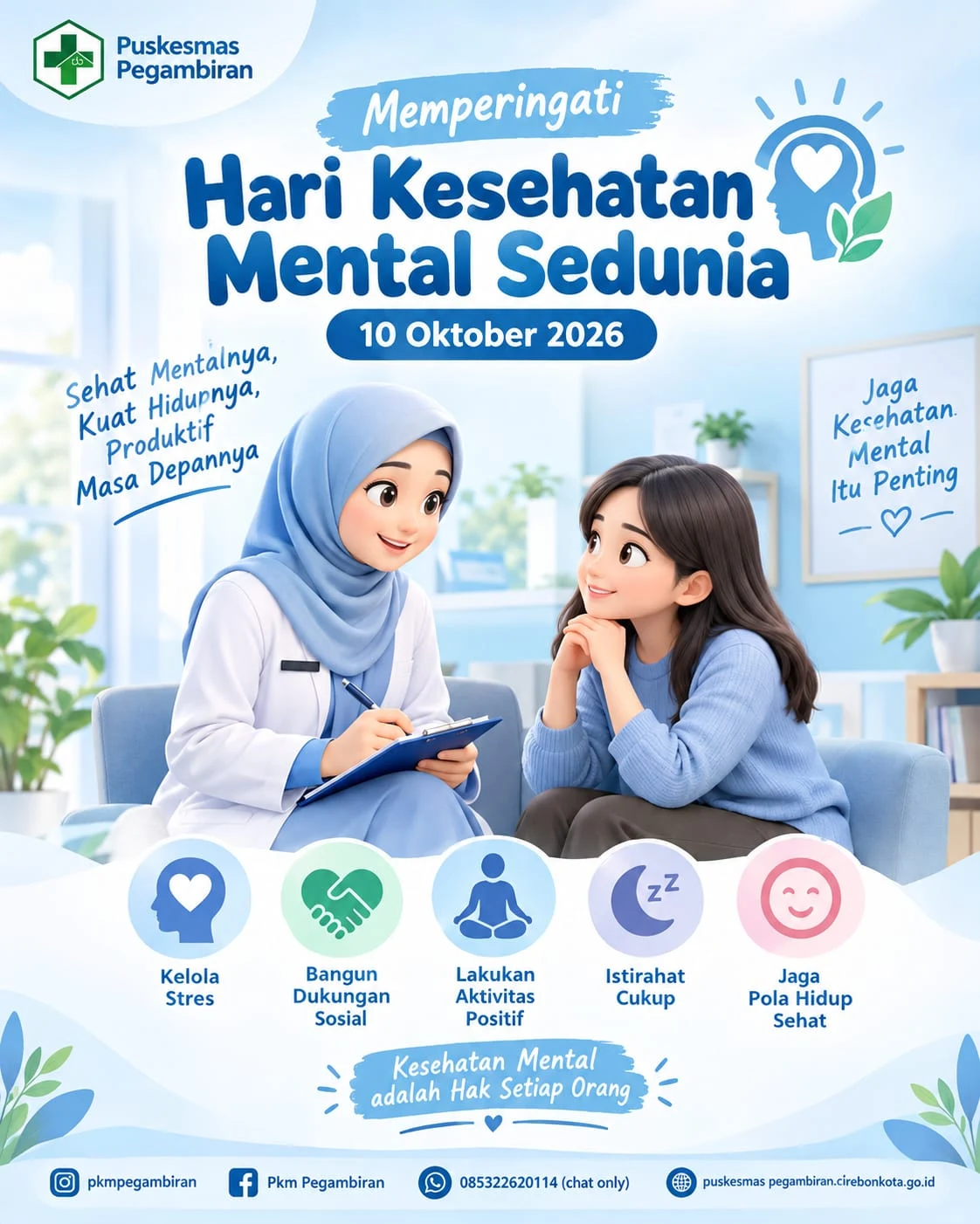 HARI KESEHATAN MENTAL SEDUNIA
10 OKTOBER 2026